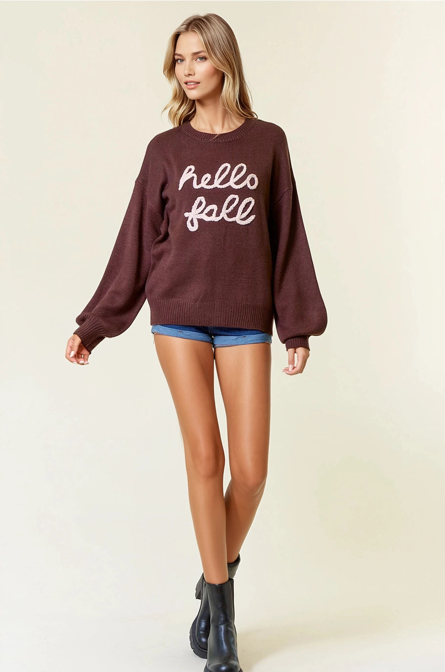 Hello Fall Darling Sweater