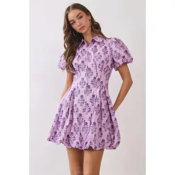 Lavender Luxe Bubble Dress🪻