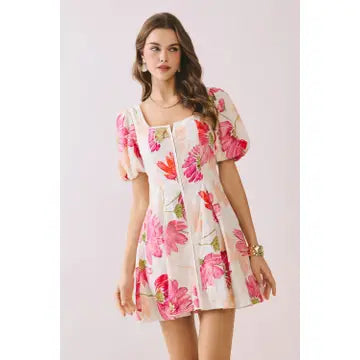 Pink Champagne Petals Dress🌸