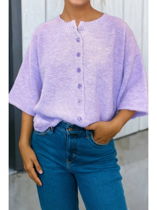 Lilac Breeze Button Up