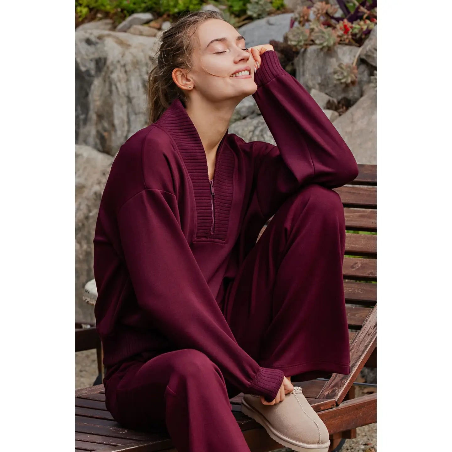 Burgundy Bliss Lounge Set