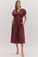 Maroon Moment Midi✨
