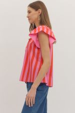 Sherbet Stripe Blouse