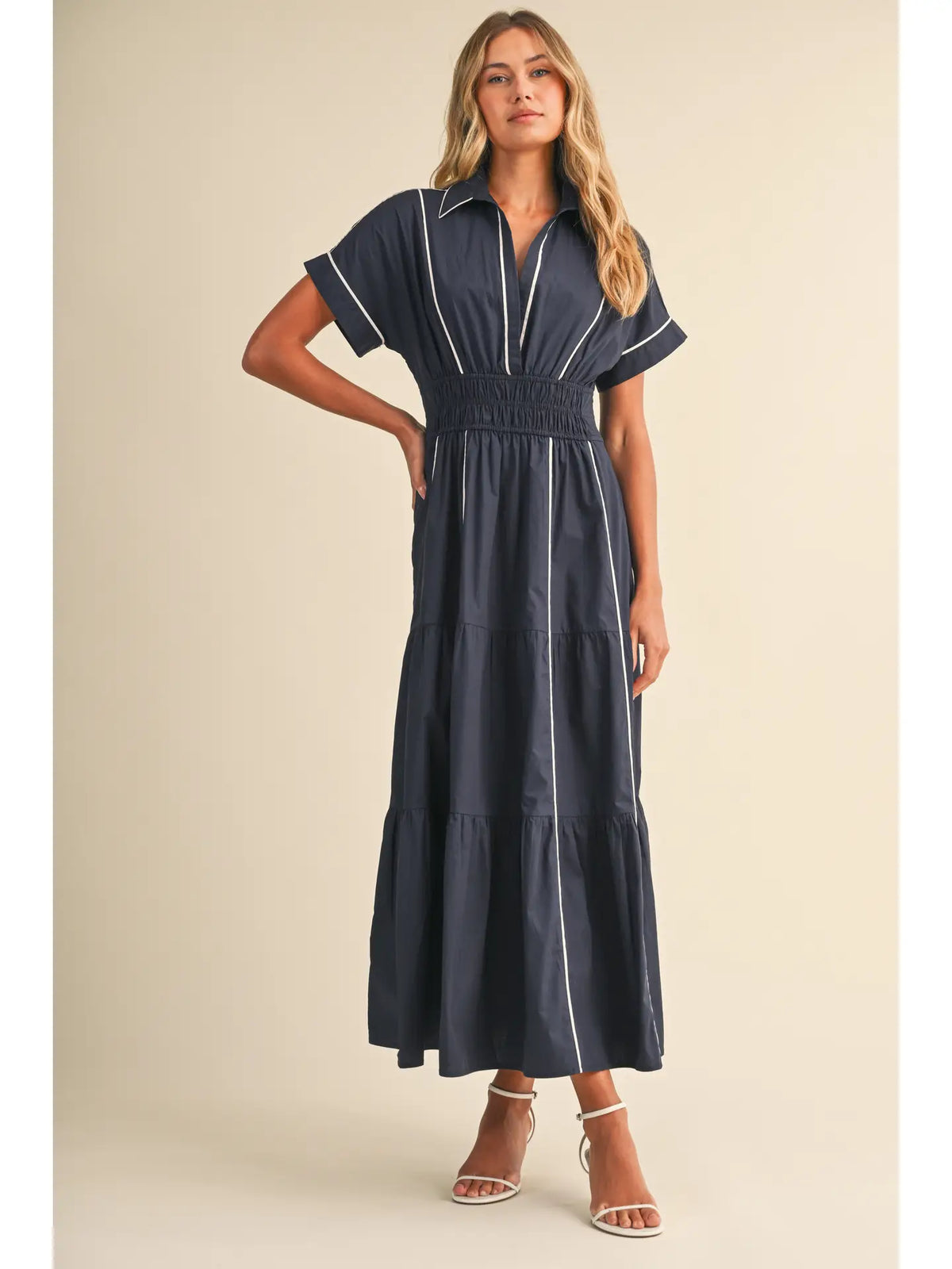 Navy After Dark Maxi Dress