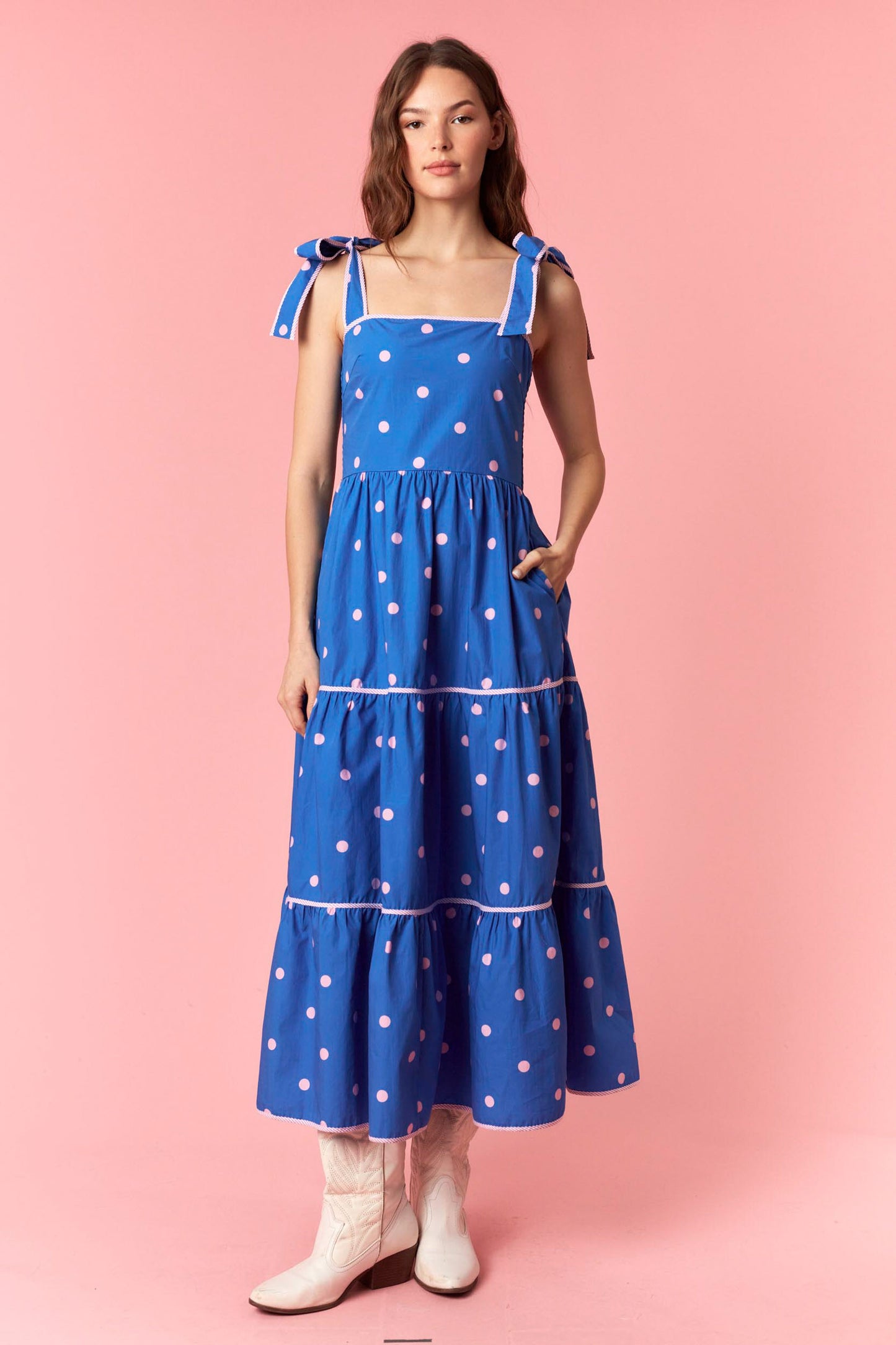 Daydream Dotted Dress
